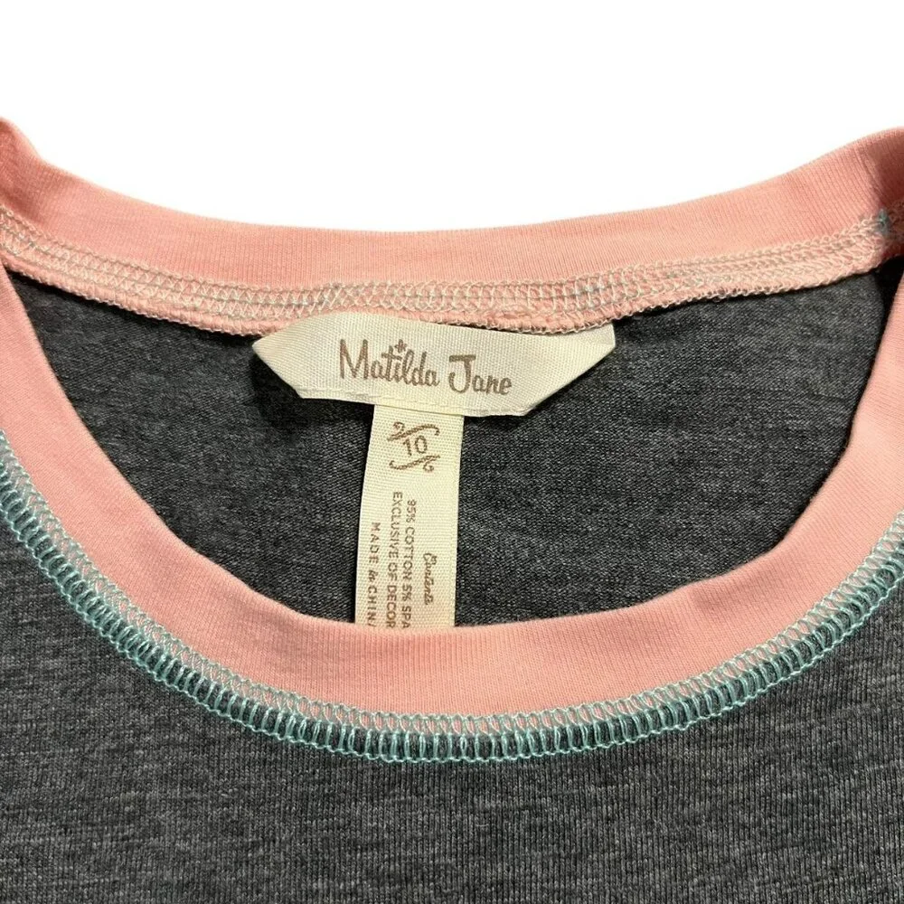 Matilda Jane 10Y Holly Ween Halloween Cat Pocket Tee Shirt